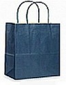 Navy Blue Shopping Bag