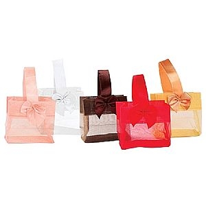 Organza Pouches with Satin Handle