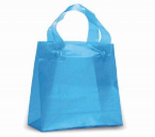 Biodegradable Loop Handle Frosted Bags