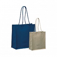 Rope Handle Jute Tote Bags