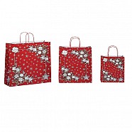 Snowflake Flower - Paper Shopping Bags