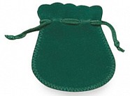 Suedine Pouches - Green