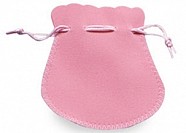 Suedine Pouches - Pink