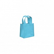 Non Woven Bags with Loop Handle - Aqua