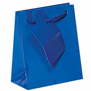 Gloss Paper Shopping Bags - Royal Blue