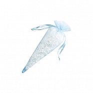 Organza Cones - Light Blue