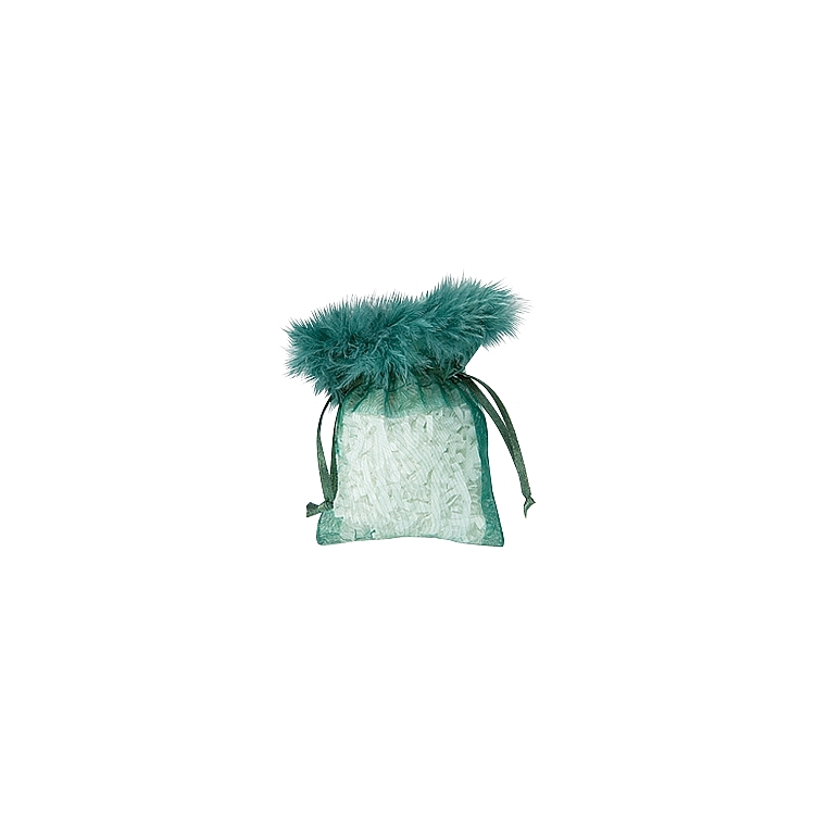 Organza bags hotsell with feathers