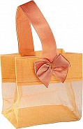 Organza Pouches with Satin Handle - Gold