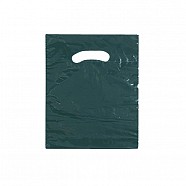 Biodegradable Solid Colour Plastic Bags - Green