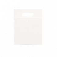 Biodegradable Solid Colour Plastic Bags - White