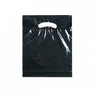 Solid Colour Plastic Bag - Black