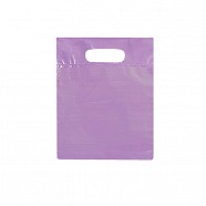 Solid Colour Plastic Bag - Lavender