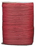 Raffia Ribbon - Matt Finish - Burgundy