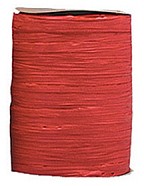 Raffia Ribbon - Matt Finish - Red