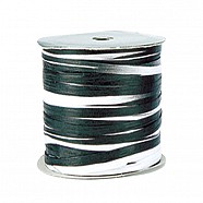 Variegated Paper Raffia Ribbons - Black
