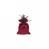 Satin Pouches - Burgundy