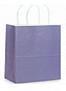Colour Tone on White Shopping Bags - Lavender