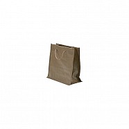 Rope Handle Non Woven Bags - Brown