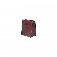 Rope Handle Non Woven Bags - Burgundy