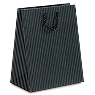 Paper Bags with Embossed Ribbed Finish