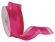 Organza Satin Edge Ribbon - Fuschia