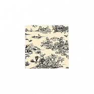 Elite Themed Tissue Paper - Black Toile