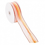 Wired Woven Theme Ribbon - Orange