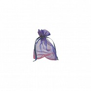 Organza Iridenscent Bags - Purple
