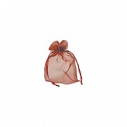 Organza Iridenscent Bags - Red